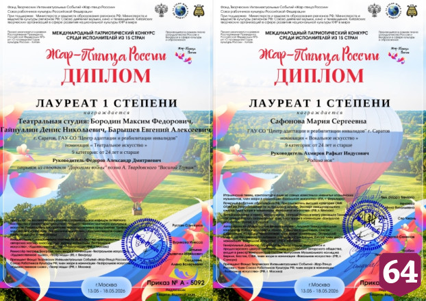 Саратовские артисты победили в международном конкурсе 